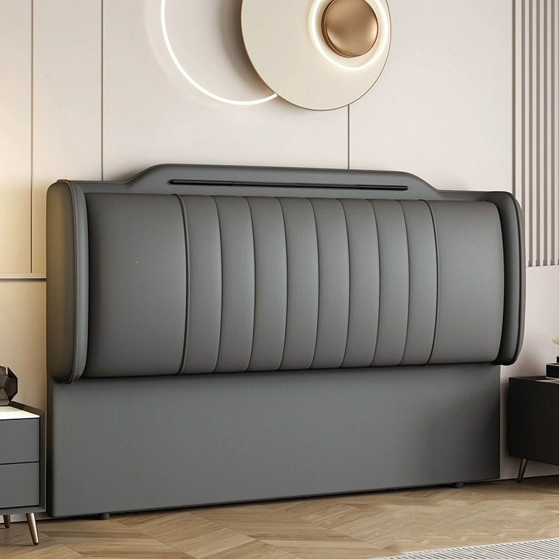 new arrival bedside soft bag modern simple solid wood light luxury technology backrest floor-standing ultra-thin spot thickened soft backrest