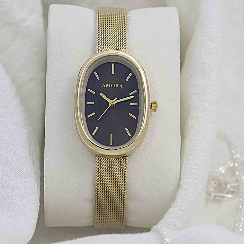 Niche style design oval watch for women accessible luxuryniche stylecasualelegant women's female students junior high school quartz watch