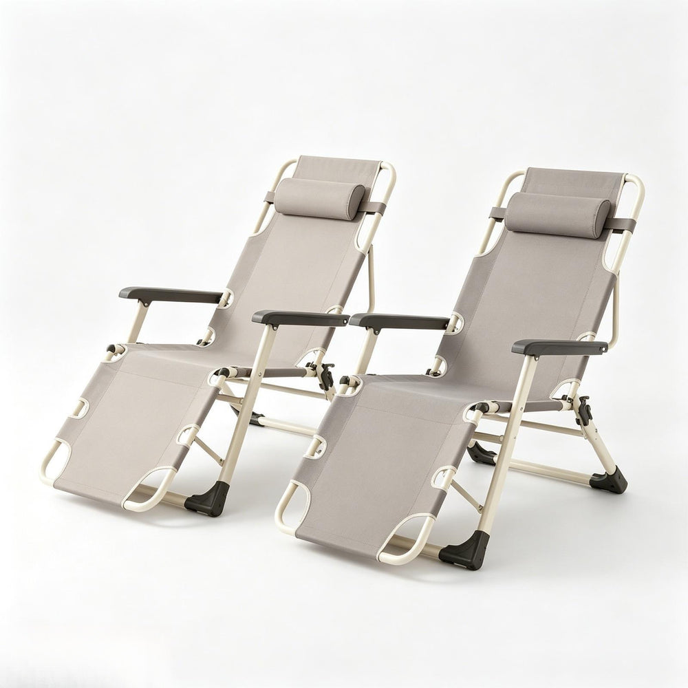 Foldable recliner chair - convertible for sitting or lying down - perfect for office naps, lounging, and resting - single person home use