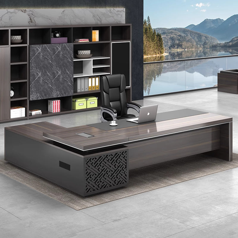 Boss Table President Simple Modern Manager Office Desk and Chair Combination Supervisor Desk New Class Desk Office Furniture