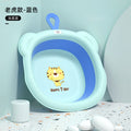 Baby washbasin - collapsible, hangable, for hand washing, laundry, and bathing - pp basin for newborns and toddlers
