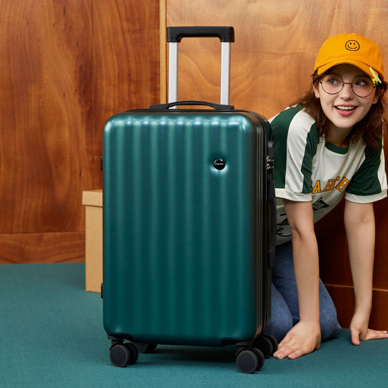 Processing suitcase Women's trolley case Men's strong and durable Student universal wheel password Suitcase Leather case Sub-bag