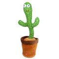 popular internet celebrity cactus learning to speak, electric swing, singing and dancing, funny kidsstuffed toys