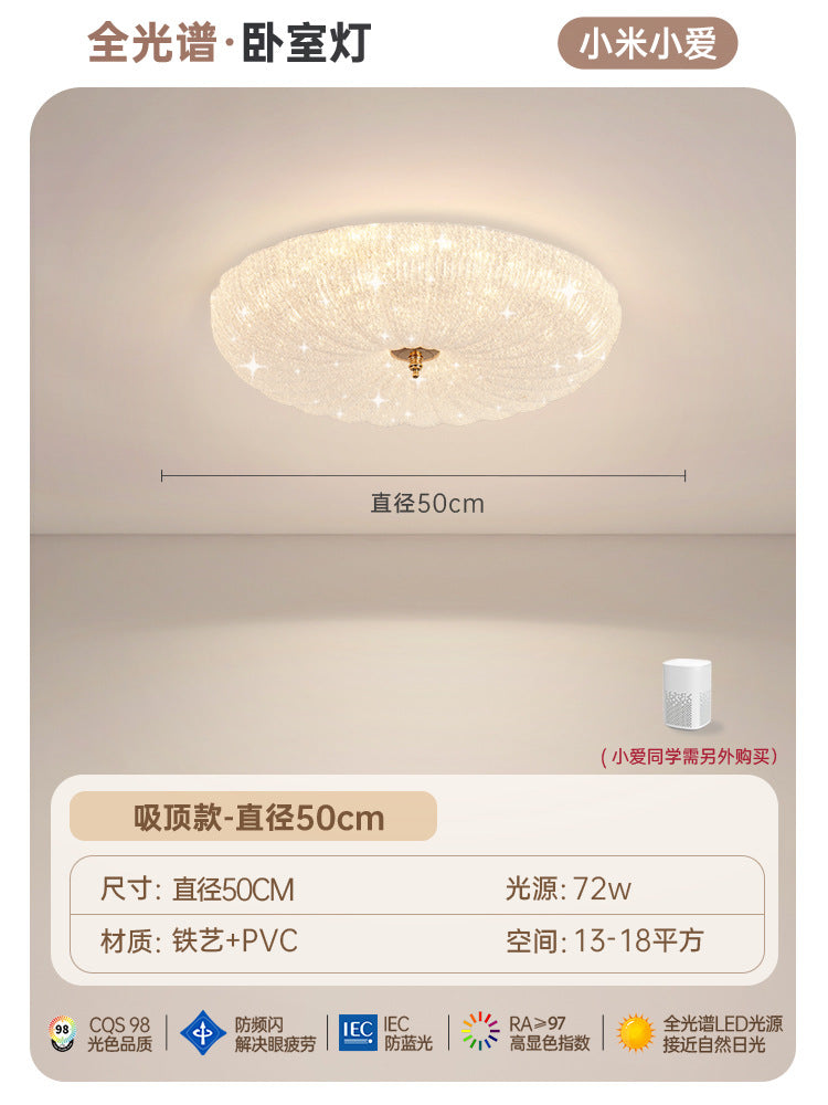 Bedroom main light Gypsy ceiling light Italian light luxury lighting modern simple round minimalist master bedroom room light