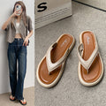 New women's summer slippers: trendy, stylish, comfortable, soft sole, non-slip, casual, versatile flip-flops