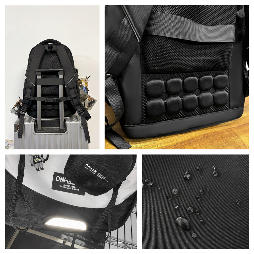 New large capacity backpack - graffiti casual backpack for middle school, high school, and college students - printed colorful school bag