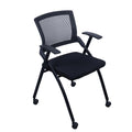 Folding chair model b (with wheels) can be changed in color