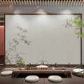 Screen partition landscape ink simple foldablemovable entrance facing the door living room baffle partition screen