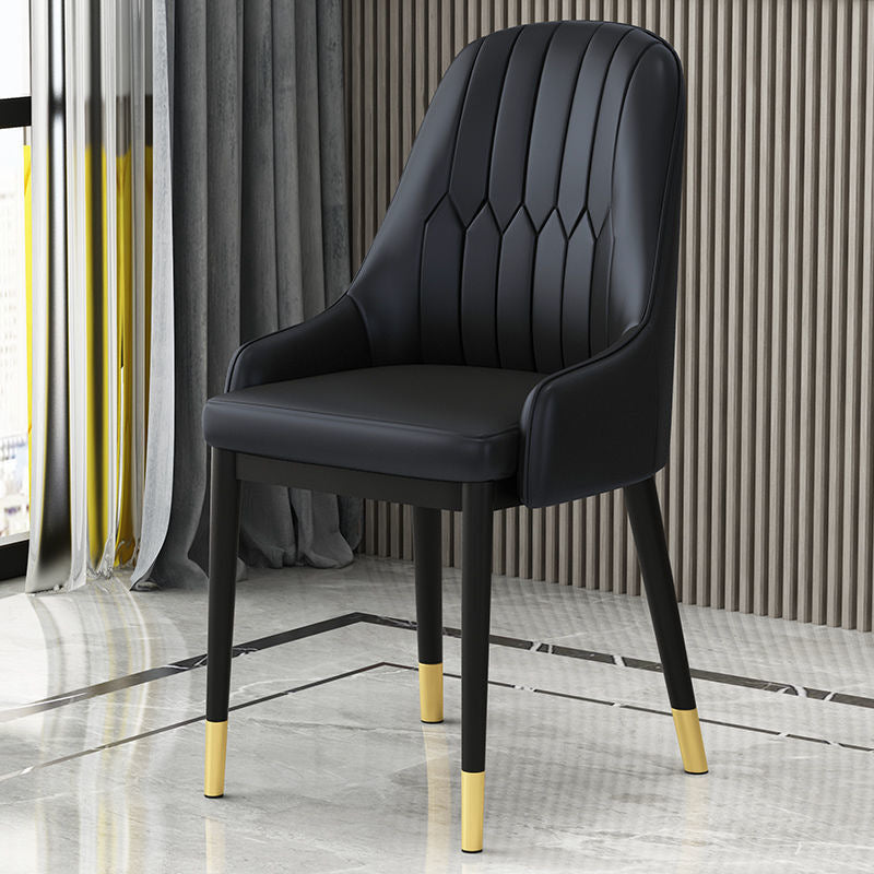 Nordic dining chair - modern minimalist design for home, premium quality, light luxury backrest, casual dining chair, restaurant & cafe seating
