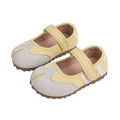 Vancahao girls' mary jane leather shoes, new autumn  korean style, kids' faux split-toe flats, baby shoes