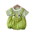Newborn baby summer cartoon romper - unisex baby outfit, bodysuit, summer clothes, super cute lightweight onesie, crawling suit