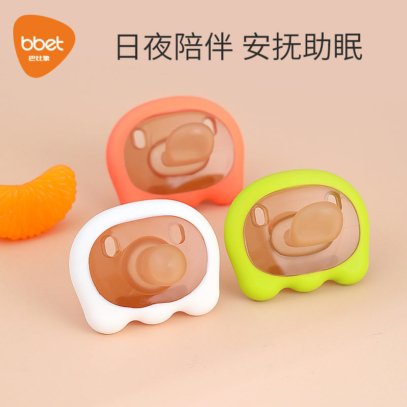Baby pacifier 0-3-6 months newborn infant soothing sleep aid realistic nipple anti-colic