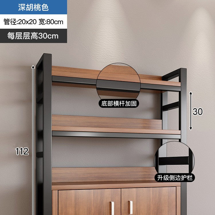 Shelf Multi-layer storage shelf Floor-to-ceiling office locker Shelf Layered shelf Living room display Cabinet with door