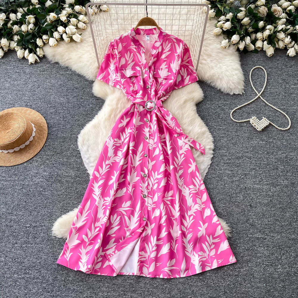 French riviera style halter sleeveless dress - women's summer cinched waist slimming tiered ruffle cake dress