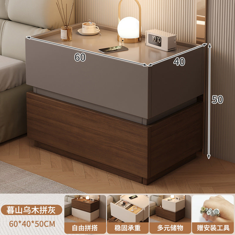 Bedside table for home italian normcore storage storage free combination cabinet popular sofa side table bedroom bedside table