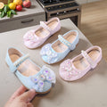 Girls' leather shoes - princess style - new spring/autumn  collection - soft sole performance shoes for little girls - non-slip flats for babies