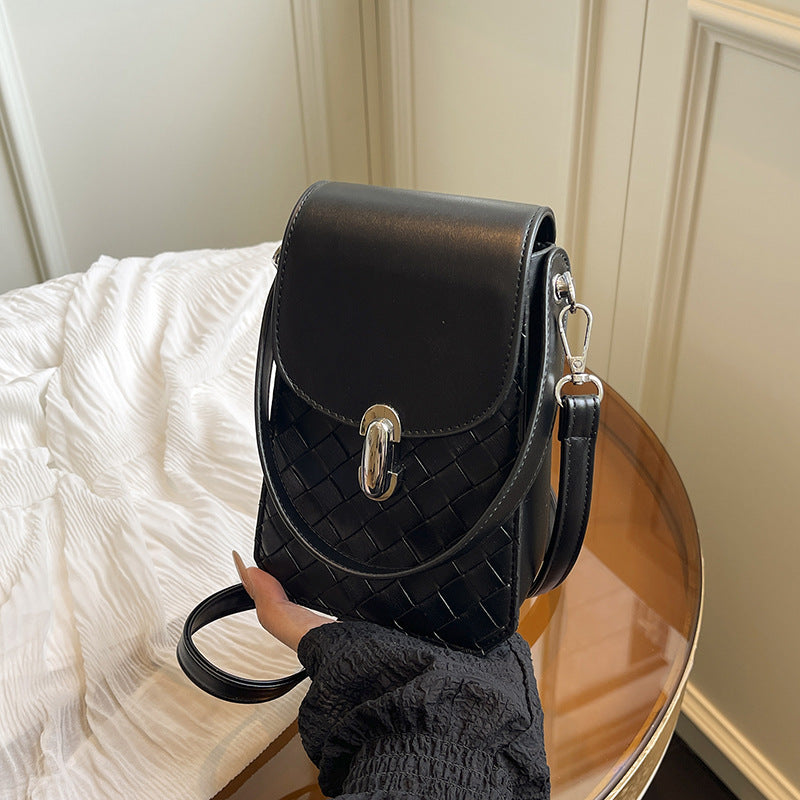Foreign trade mobile phone bag women's 2025 new versatile small bag high sense foreign style shoulder messenger bag design sense small square bag