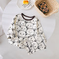 new children's pajamas: boys' spring/autumn long-sleeve cotton pajamas, baby & girls' big kids' loungewear, home wear