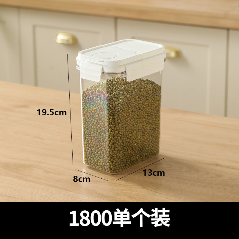Noodle storage box, food-grade grains, sealed canned pasta box, noodle tube, bean storage tank