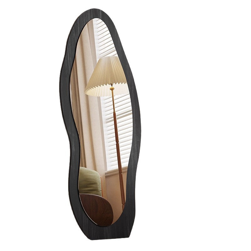 Used full-length mirror floor mirror for home special-shaped dressing mirror clothing store fitting mirror girls bedroom wall-mounted large mirror