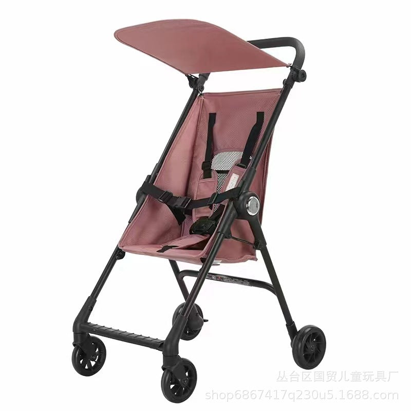 Pocket car Lightweight foldable four-wheeled trolley Station wagon Baby walking artifact Baby stroller
