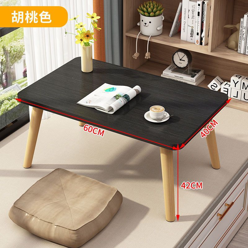 Bay window coffee table small apartment side table tatami small carpet table for home rental room balcony bed