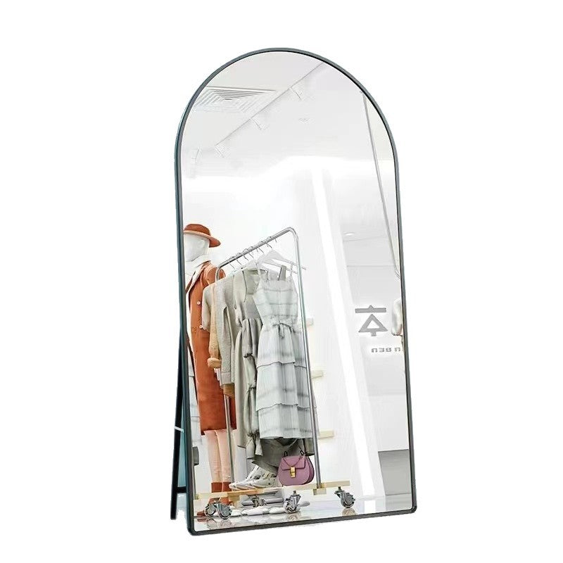 Full-length floor mirror, dressing mirror for girls' bedroom, popular style, simple design for home use, student dormitory, and clothing store