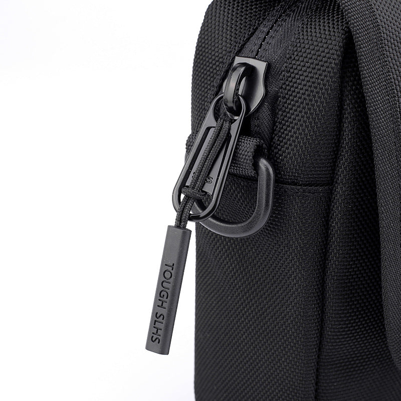 New men's shoulder bag fashionable casual men's bag anti-splashing Oxford cloth messenger bag trendy simple small bag delivery
