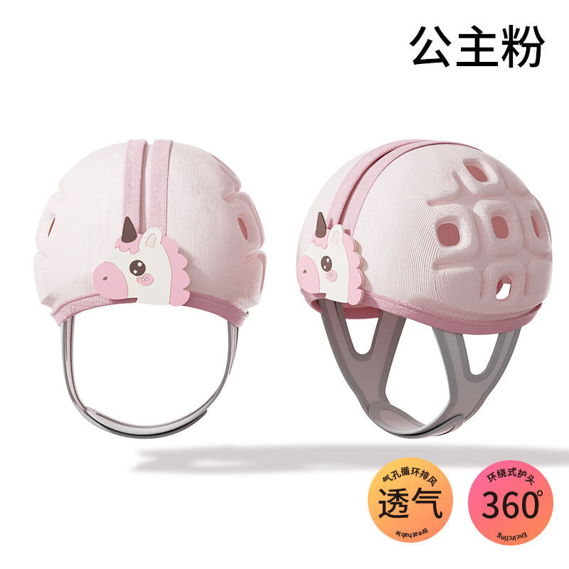 Wholesale anti-fall baby helmet, anti-collision head protector, baby learning to walk head protection, children's breathable safety helmet