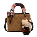 2025 fall/winter new women's handbag - vintage argyle design, light luxury, high-end, stylish commuter shoulder bag