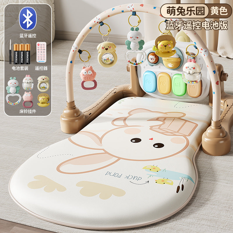 Baby toy foot pedal piano gym activity center for newborns and infants (0-1 year olds, 6 months+), educational musical early learning gift