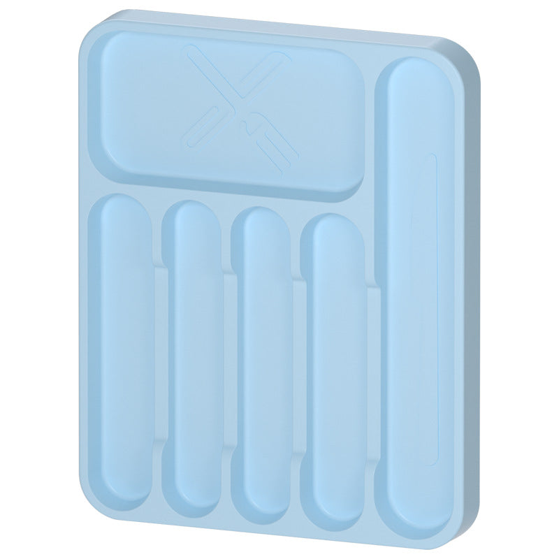 Drawer storage box Household kitchen Knives, forks, chopsticks partition box Multifunctional built-in compartment storage box Tableware tray