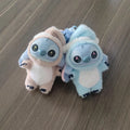 Disney purple doll plush toy stuffed animal bag charm bb squeak cartoon doll kids girls gift wholesale