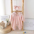 Infant and toddler spring autumn clothes chinese style fashionlong sleeves jumpsuit baby girl crawling suit jumpsuit infant clothing