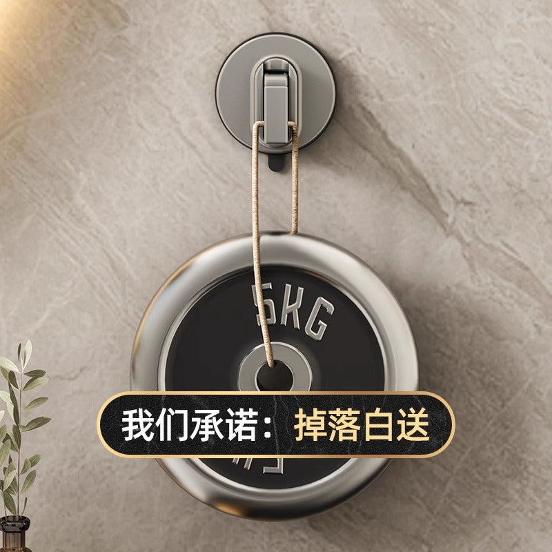 Suction cup clothes hook wall hanging wall vacuum punch-free wall bathroom kitchen door back traceless hook towel hook