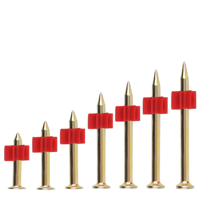Hard cement nails, steel nails, advertising nails, picture nails, wall nails, air conditioning nails, gun nails with rubber sleeves, pneumatic iron nails