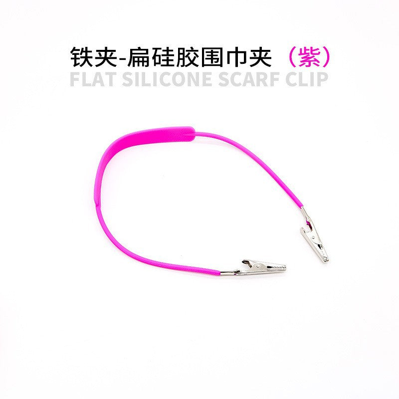 Dental Silicone Scarf Clip Special Oral Dental Disposable Apron Clip High Temperature Sterilization Scarf Clip