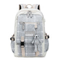 Women's canvas backpack - large capacity travel backpack for students, high school, and middle school