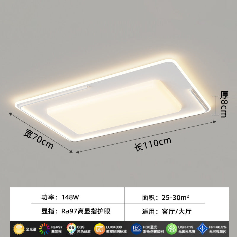 Full Spectrum Nordic Modern Simple Geometric Ceiling Light LED Eye Protection Light Luxury Bedroom Living Room Whole House Lighting Package