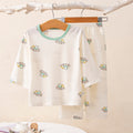 Kids' class a summer loungewear: boys' long-sleeve air conditioning pajamas, girls' modal sleepwear, cute baby clothes
