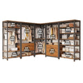 Open wardrobe for home bedroom walk-in closet shelf wardrobe floor-standing clothes rack design wardrobe rental wardrobe