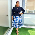 African  women's plus size cross-border fashion print dress - new  collection for us & european