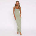 Independent station fashion cross-border women's clothing  summer new sexy hip sleeveless silm suspender dress women