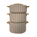 Food warmer 3pcs foreign trade column type three-layer thermal insulation box 1.5l-2.0l-2.5l thermal insulation lunch box