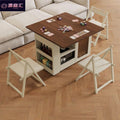 Modern minimalist tea table sintered stone coffee table living room home tea table multifunctional tea brewing table balcony tea table and chairs