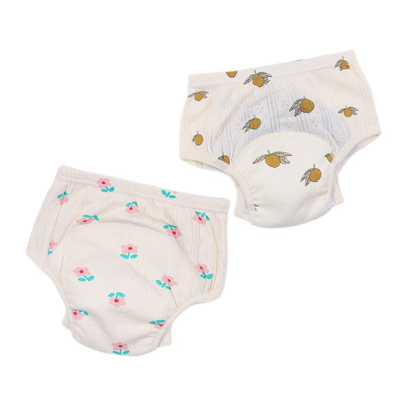 Baby underwear for boys and girls, children's underwear, potty training pants, class a pure cotton, washable, anti-leak diapers