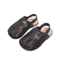 Customizable half-slippers for girls, summer fairy style, closed-toe children's shoes, versatile non-slip, fresh, light luxury, flat princess shoes