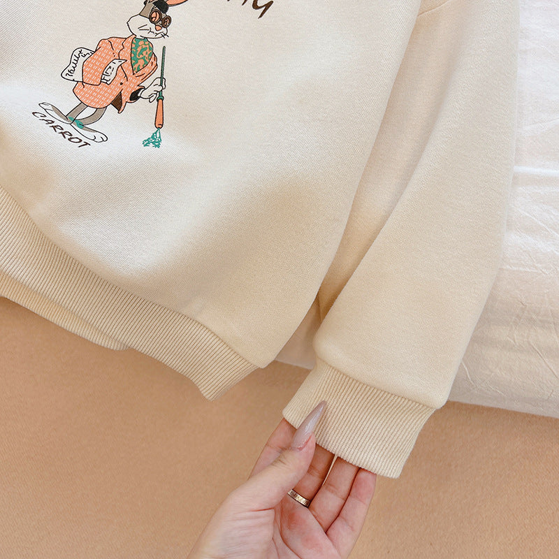 Pre-sale girl sweatshirtspring & fallnew arrivalfashionablechildren's autumn clothing bottom shirt baby girlautum thin style trendy