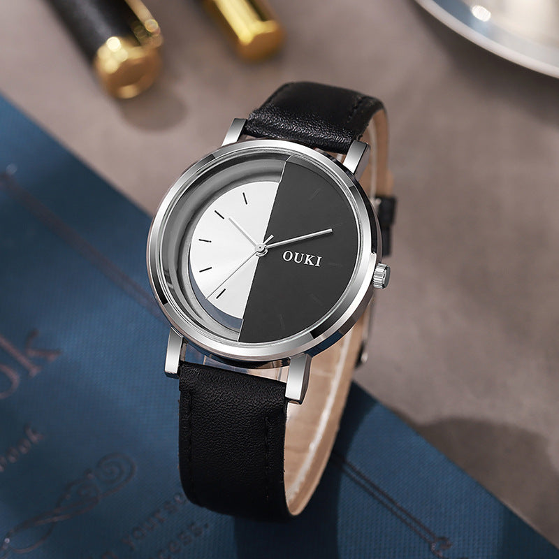 Hollow dial watch casualcasualk-style watch women's watch quartz watch manufacturer wholesale women's watch accessible luxury cross-border
