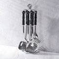 New year's stainless steel kitchen utensil set - premium 7-piece set including soup ladle, spatula, and skimmer - wholesale for home cooking